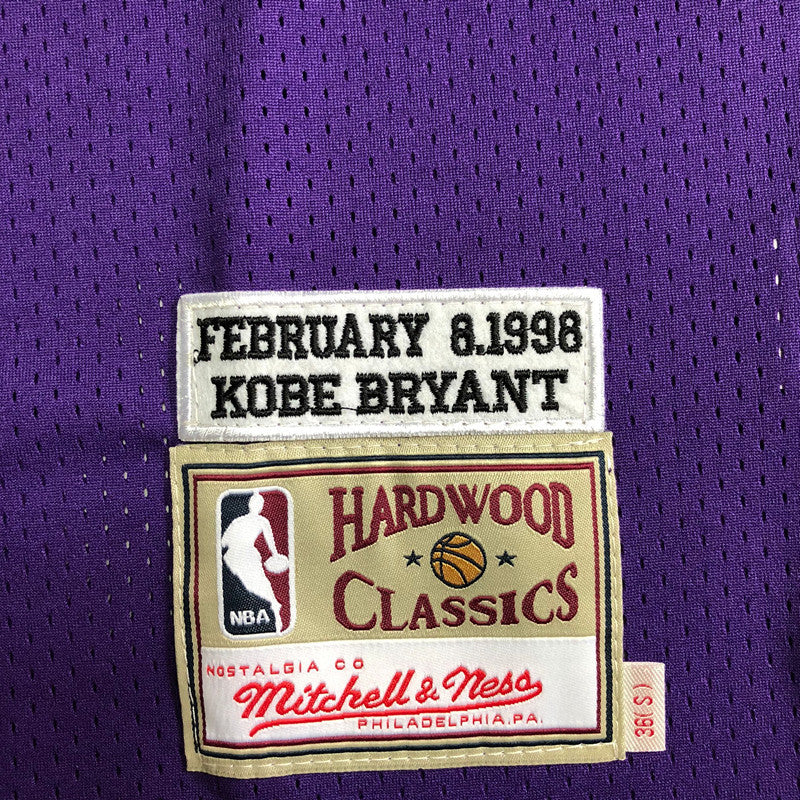 All-Star Game Kobe Bryant #8 Purple Throwback Jersey - Dense Embroidery