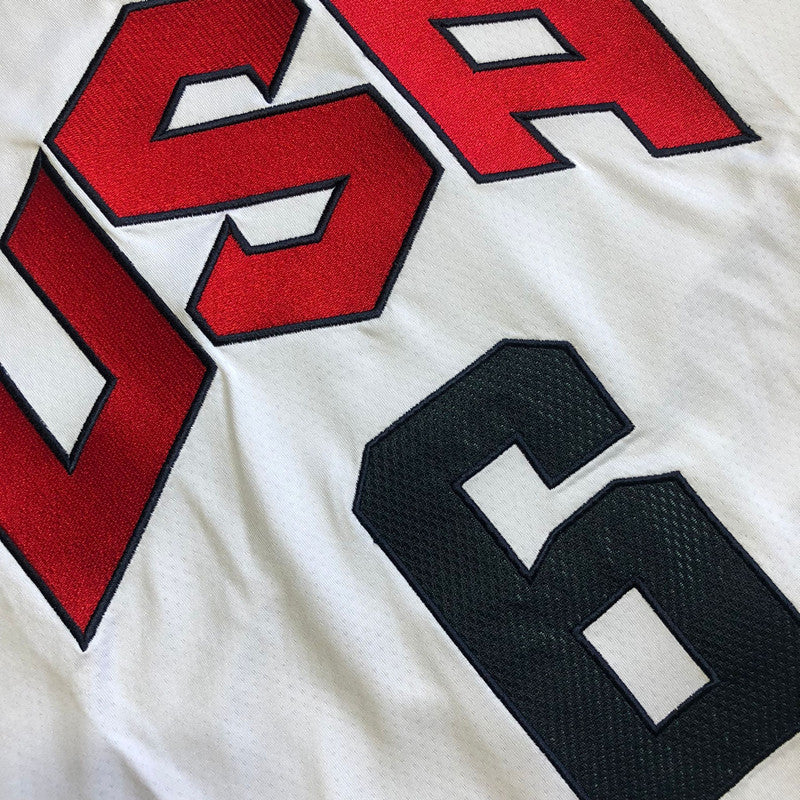 The Dream Team LeBron James #6 Throwback Jersey - Dense Embroidery