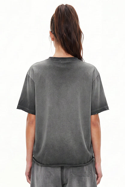 275GSM Distressed Sun Fade Tee