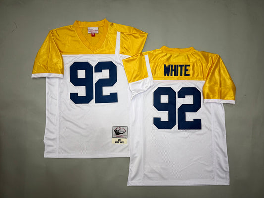 Mens Reggie White#92 Green Bay Packers Vintage Throwback Jersey
