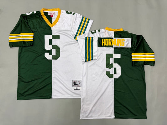 Mens Paul Hornung#5 Green Bay Packers Vintage Throwback Jersey