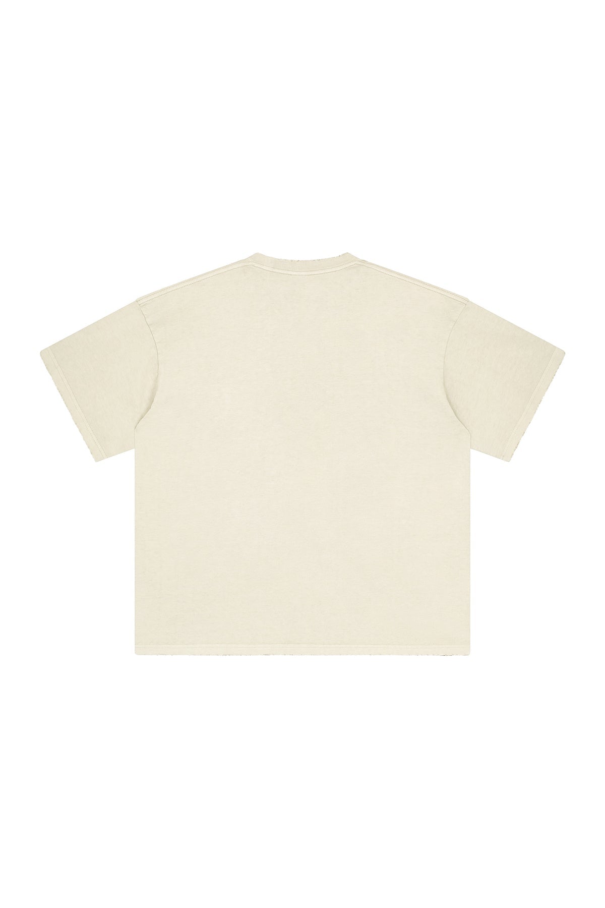 250GSM Distressed Pigment Dyed Washed Tee