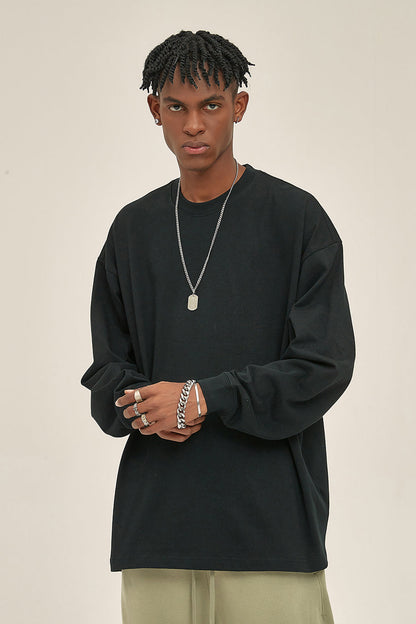 305GSM Oversized Long Sleeve Crew