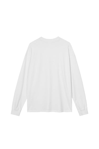 310GSM Pigment Dyed Washed Long Sleeve Crew