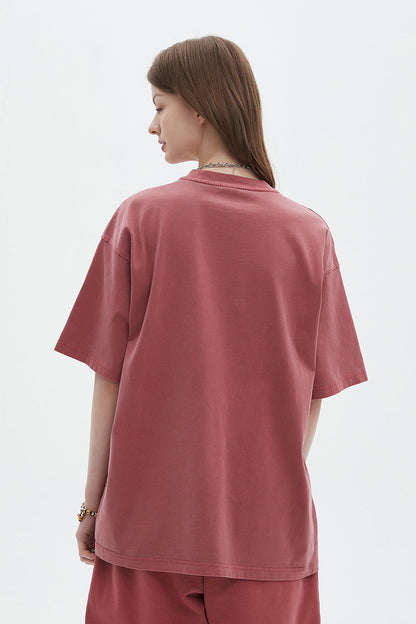 250GSM Pigment Dyed Washed Tee