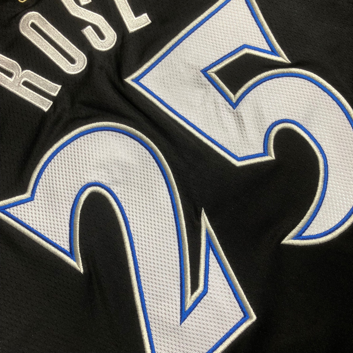Minnesota Timberwolves Derrick Rose #25 black Throwback Jersey - Dense Embroidery