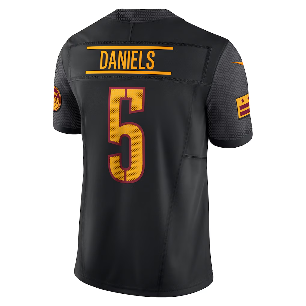 Jayden Daniels #5 Washington Commanders Vapor F.U.S.E. Limited Black Jersey