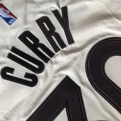 Golden State Warriors Stephen Curry #30 Throwback Jersey - Dense Embroidery