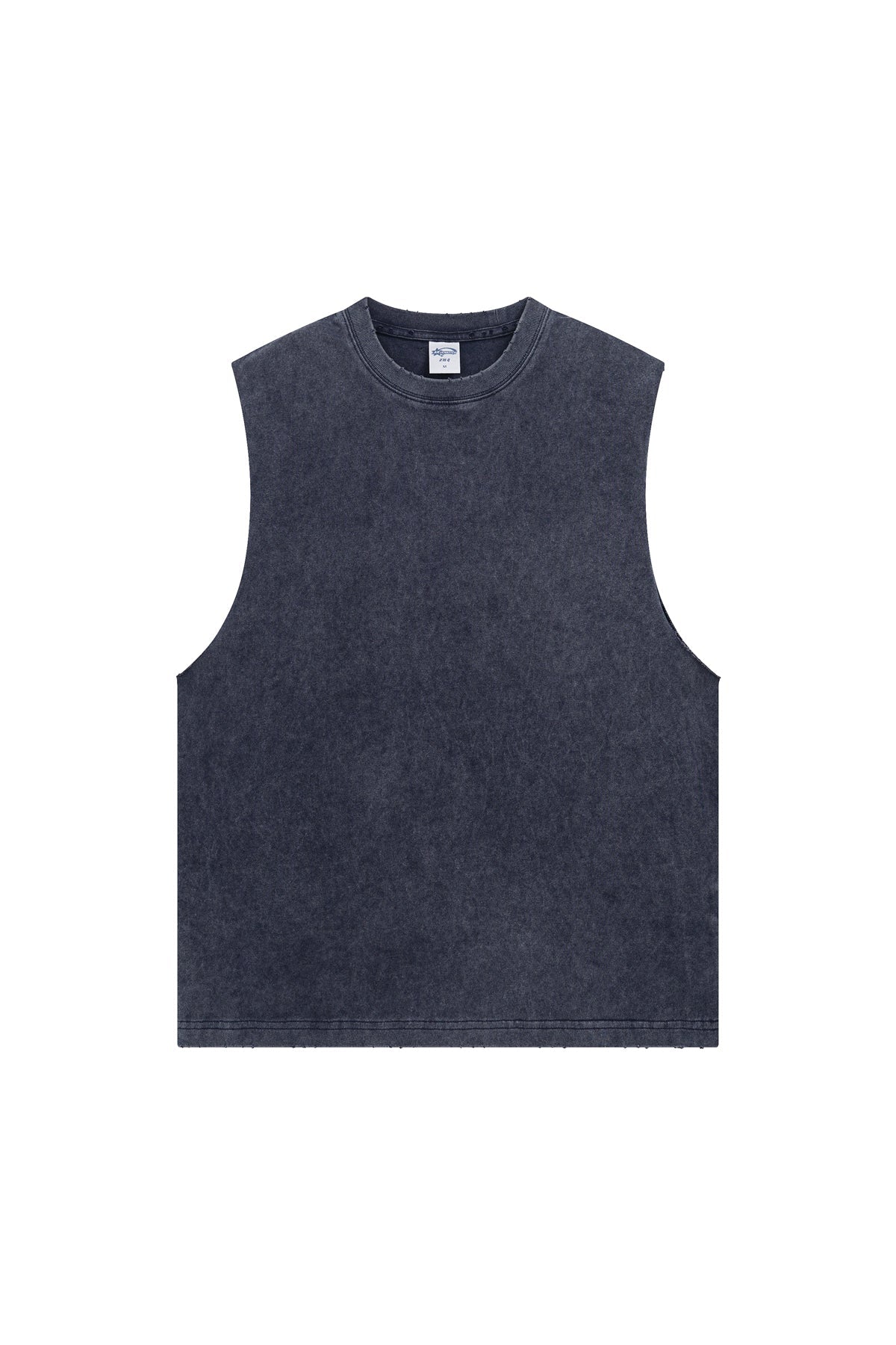 275GSM Distressed Washed Muscle Tee