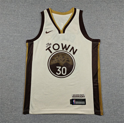 Youth Stephen Curry Golden State Warriors #30  City Edition Embroidered  Jersey