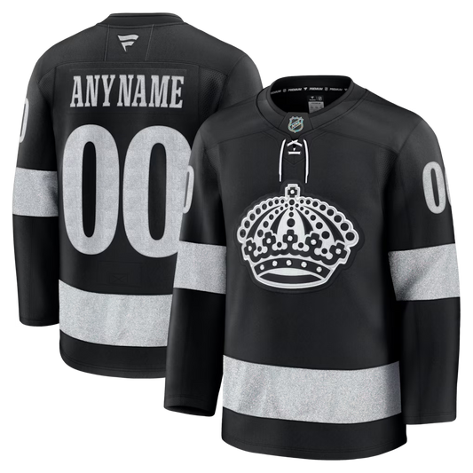 Custom Los Angeles Kings Alternate Premium Jersey - Black