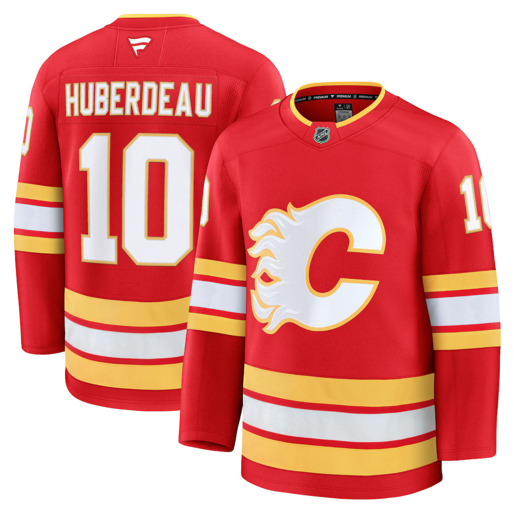 Jonathan Huberdeau Calgary Flames Home Player Jersey - Red
