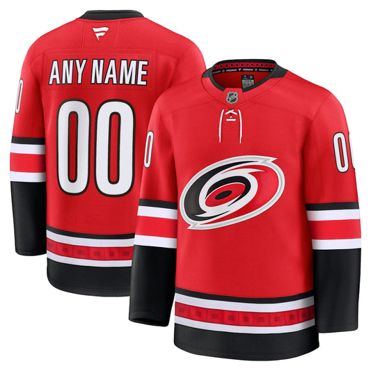 Custom Carolina Hurricanes Alternate Premium Jersey - Red