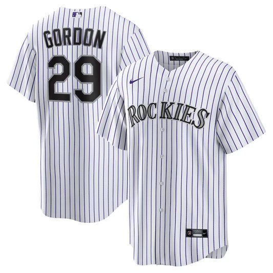 Tanner Gordon Colorado Rockies Home Jersey - White
