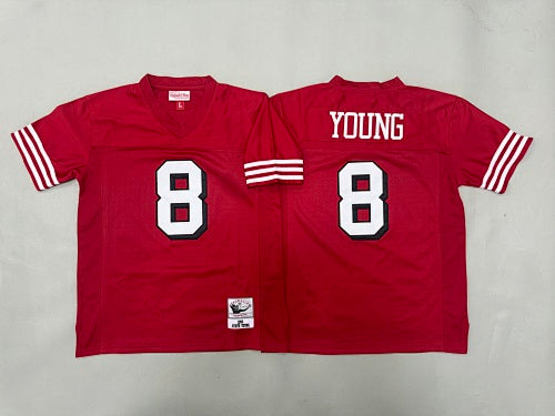 Youth Steve Young#8 San Francisco 49ers Throwback Jersey