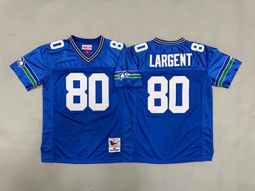 Youth Steve Largent#80 Seattle Seahawks Vintage Throwback Jersey